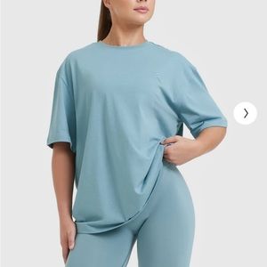 NEW Oner Active CLASSIC OVERSIZED LIGHTWEIGHT T-SHIRT Steel Blue M